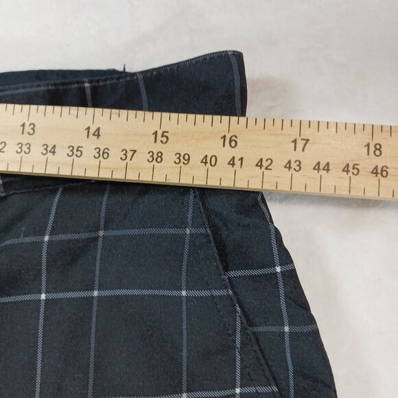 Opflex 4- Way Stretch Athletic/Golf Shorts.  Men's 32 Waist. Black/Gray Striped - Picture 8 of 8